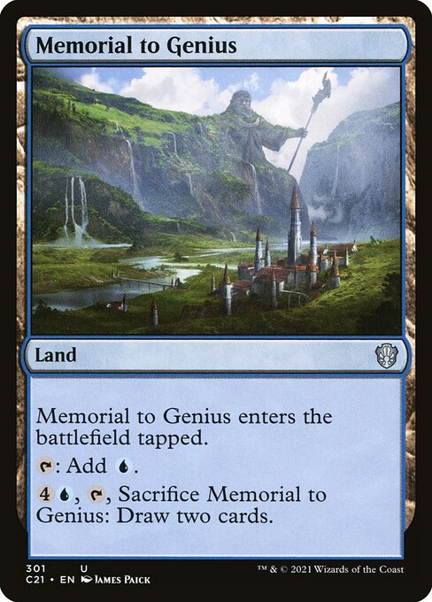 Memorial to Genius - Commander 2021