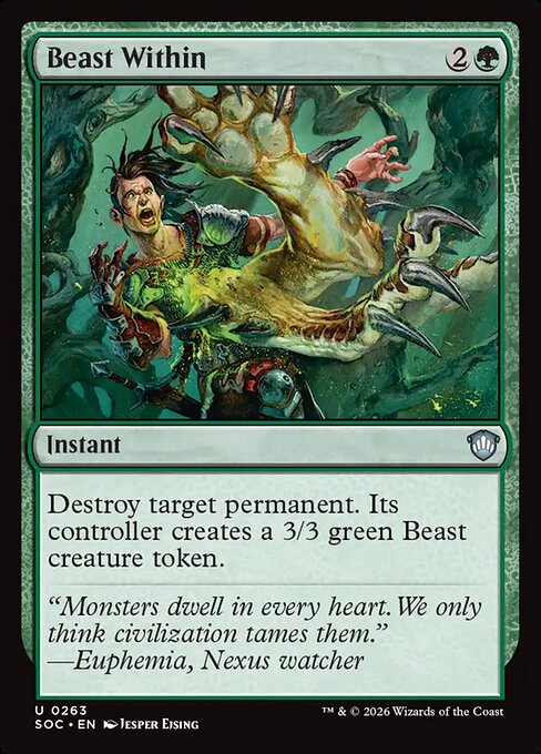 Beast Within - Secrets of Strixhaven Commander
