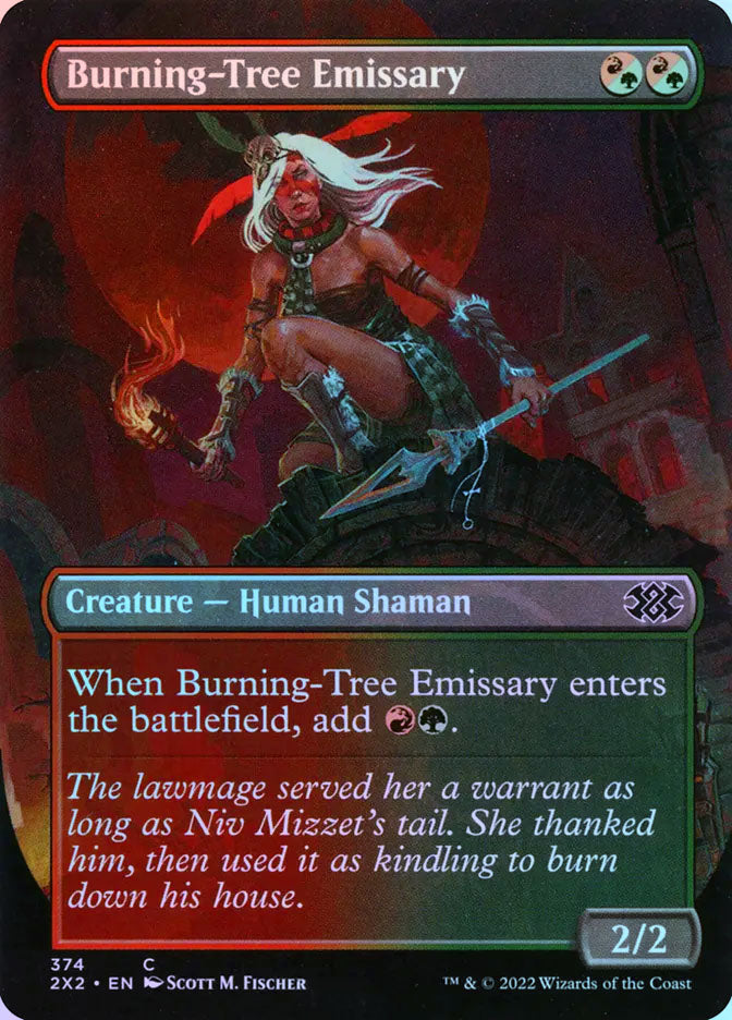 Burning-Tree Emissary (Borderless) - Foil