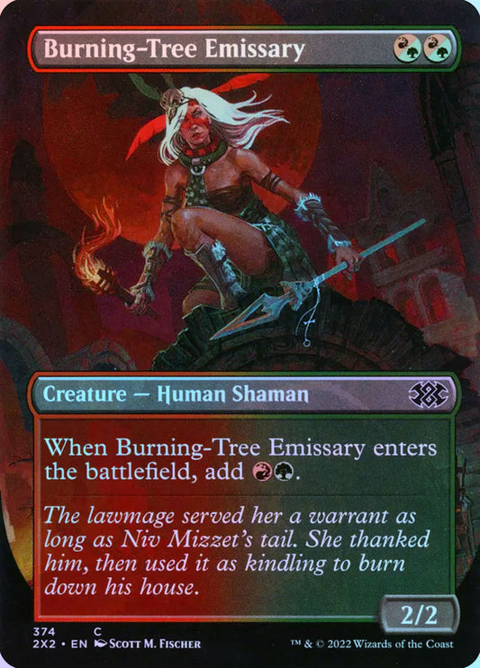 Burning-Tree Emissary (Borderless) - Foil