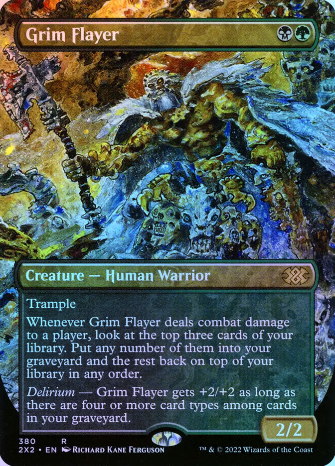 Grim Flayer (Borderless) - Foil