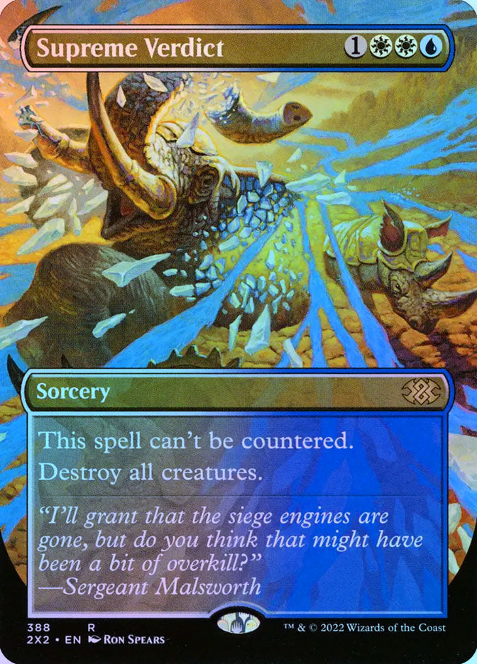 Supreme Verdict (Borderless) - Foil