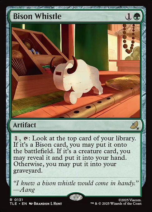 Bison Whistle - Avatar: The Last Airbender Eternal