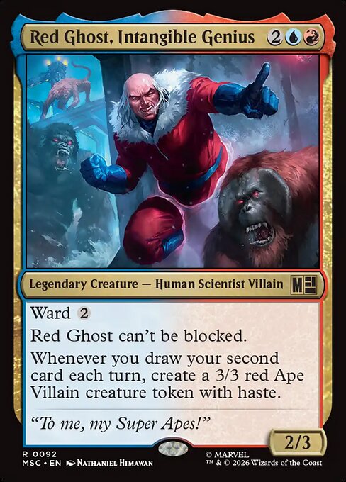 Red Ghost, Intangible Genius - Marvel Super Heroes Commander