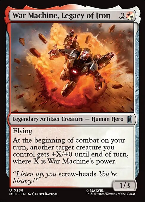 War Machine, Legacy of Iron - Marvel Super Heroes