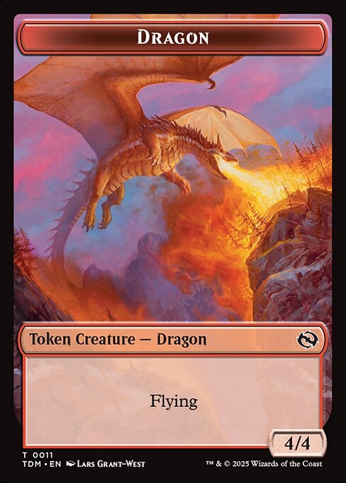 Dragon - Tarkir: Dragonstorm Tokens