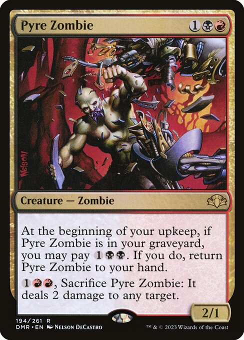 Pyre Zombie - Dominaria Remastered
