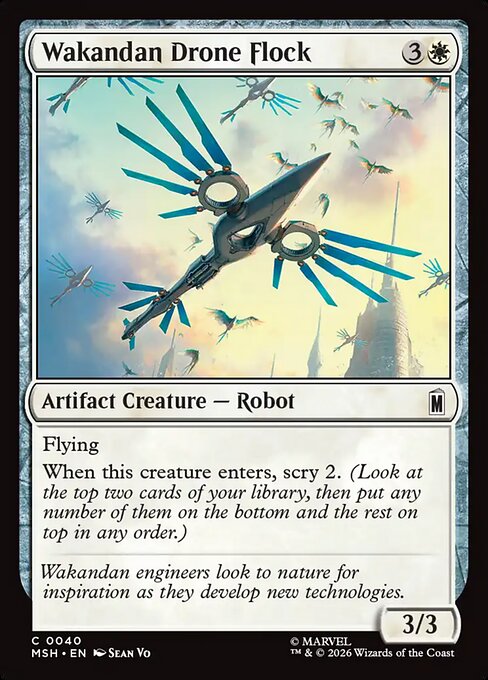 Wakandan Drone Flock - Marvel Super Heroes
