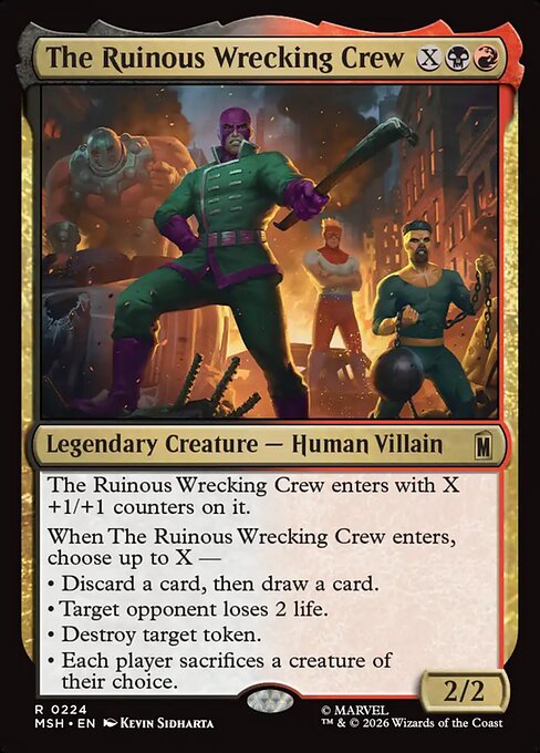 The Ruinous Wrecking Crew - Marvel Super Heroes