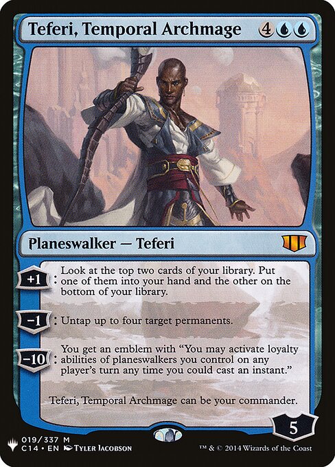 Teferi, Temporal Archmage - The List