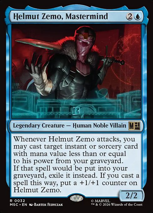 Helmut Zemo, Mastermind - Marvel Super Heroes Commander