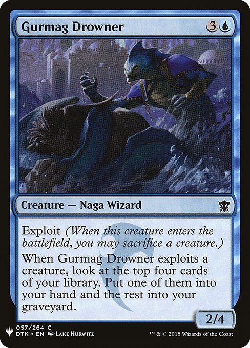 Gurmag Drowner - The List