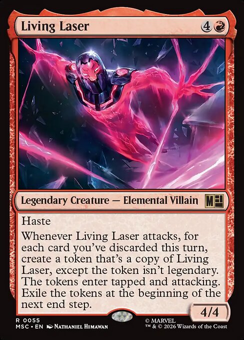 Living Laser - Marvel Super Heroes Commander