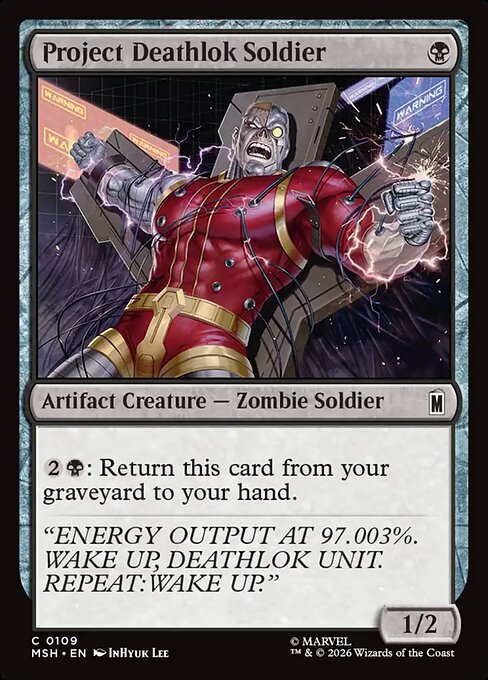 Project Deathlok Soldier - Marvel Super Heroes