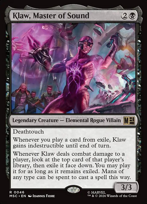 Klaw, Master of Sound - Marvel Super Heroes Commander