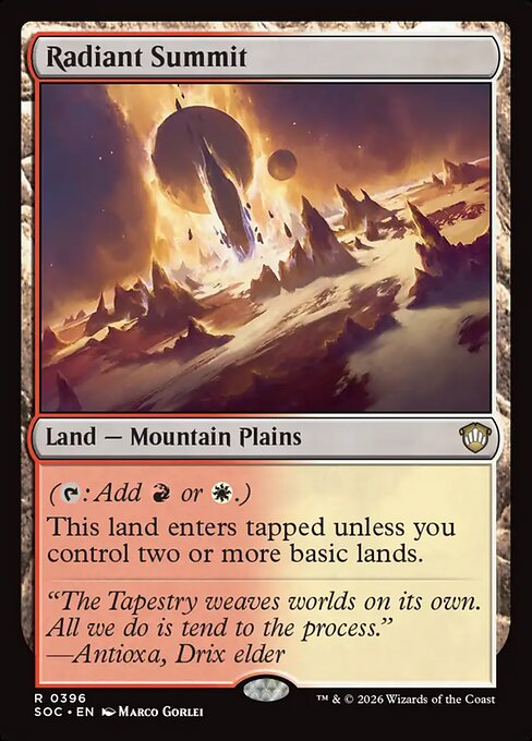 Radiant Summit - Secrets of Strixhaven Commander