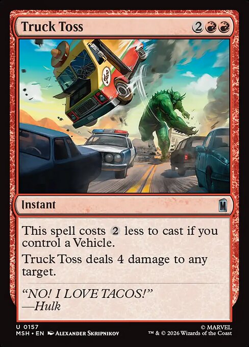 Truck Toss - Marvel Super Heroes