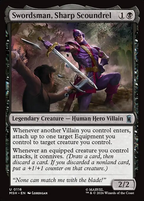 Swordsman, Sharp Scoundrel - Marvel Super Heroes