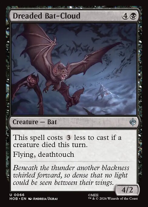 Dreaded Bat-Cloud - The Hobbit