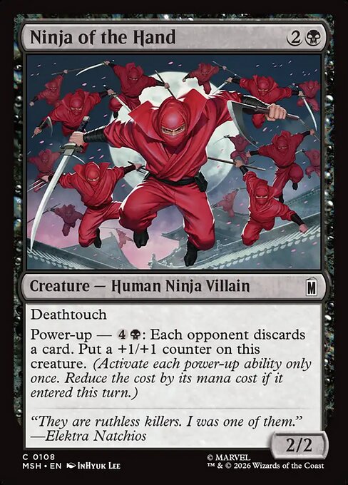 Ninja of the Hand - Marvel Super Heroes