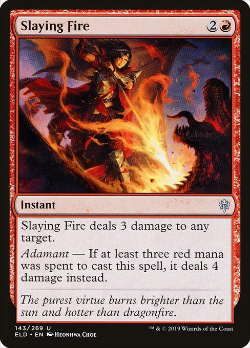 Slaying Fire - Throne of Eldraine