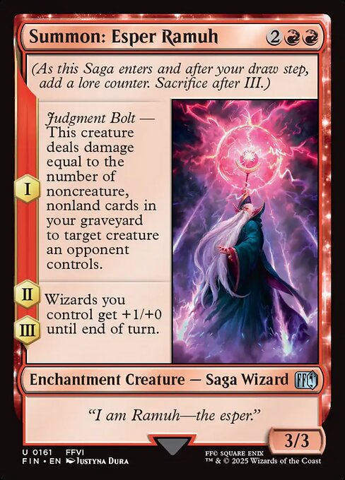 Summon: Esper Ramuh - Final Fantasy