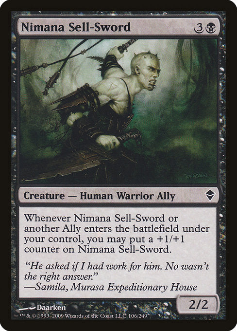 Nimana Sell-Sword - Zendikar