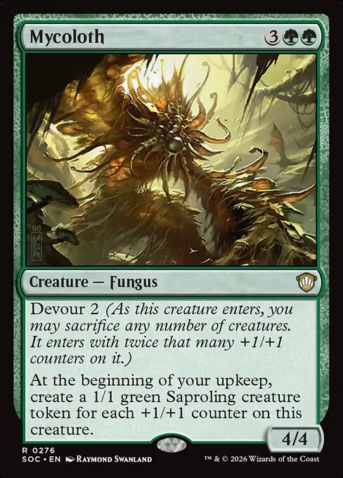 Mycoloth - Secrets of Strixhaven Commander