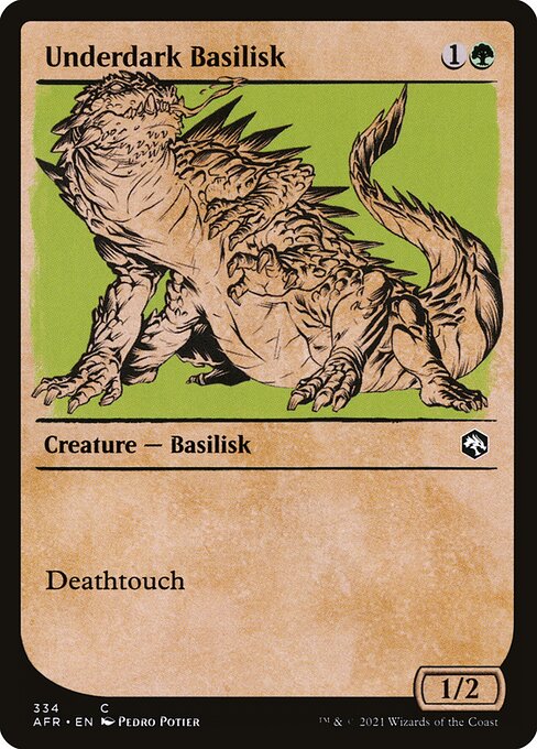 Underdark Basilisk (Showcase)