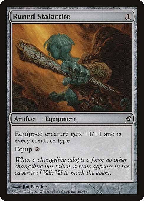 Runed Stalactite - Lorwyn