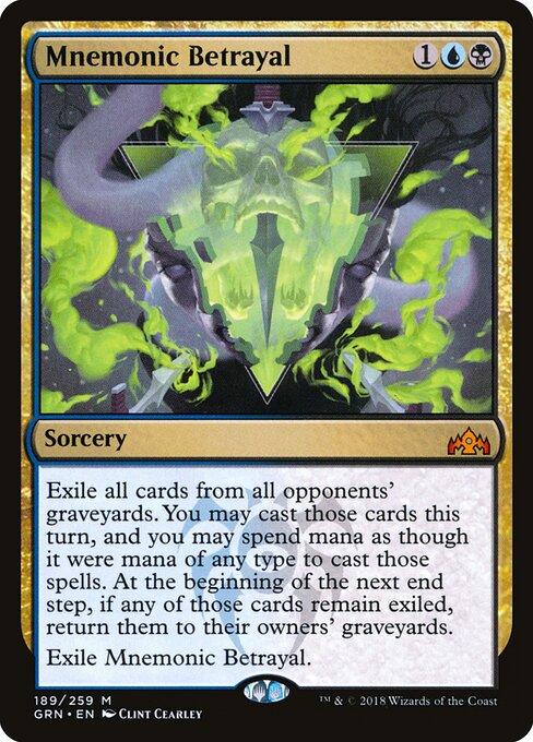 Mnemonic Betrayal - Guilds of Ravnica