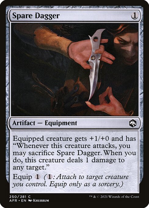 Spare Dagger - Adventures in the Forgotten Realms