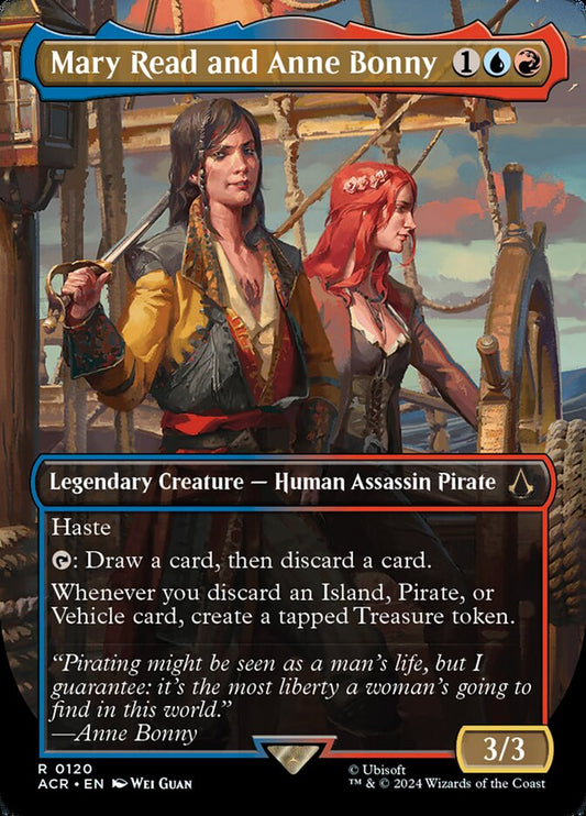 Mary Read and Anne Bonny (Borderless)