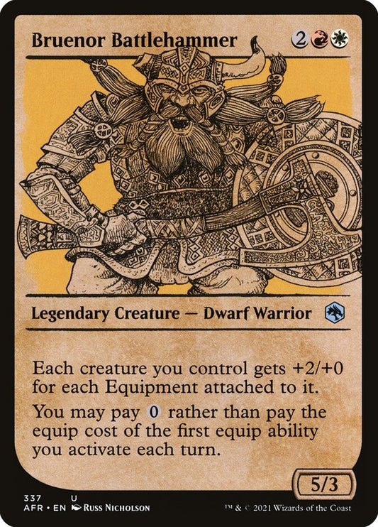 Bruenor Battlehammer (Showcase Alt Art)