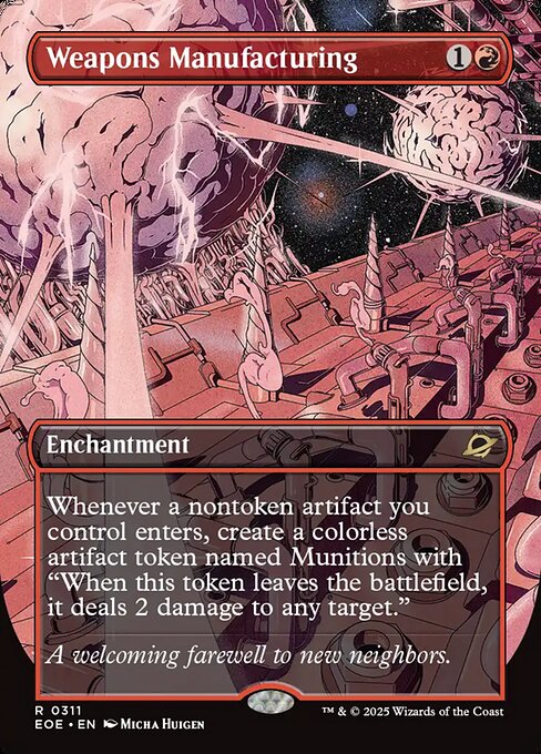 Weapons Manufacturing - Edge of Eternities