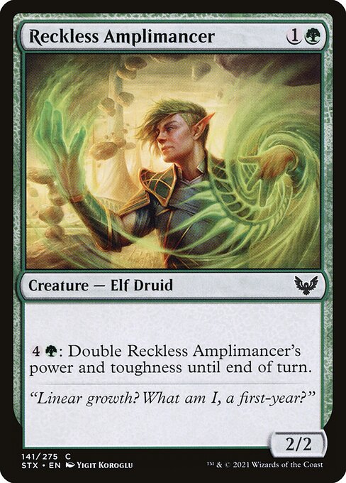 Reckless Amplimancer - Strixhaven: School of Mages