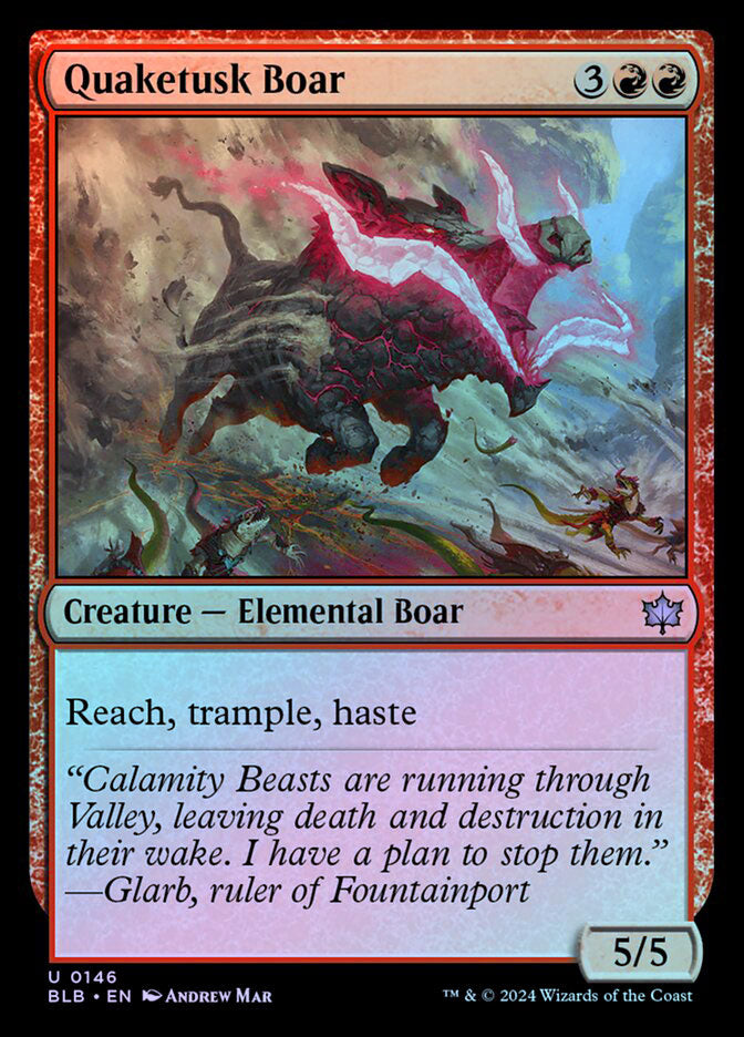 Quaketusk Boar - Foil