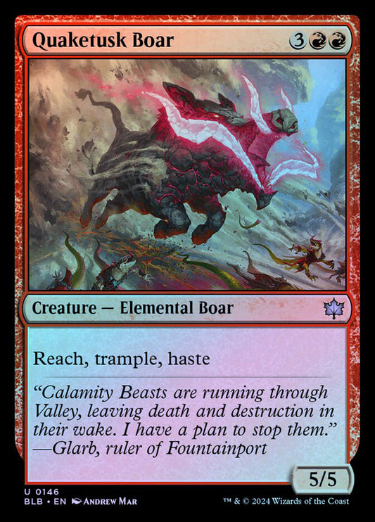 Quaketusk Boar - Foil
