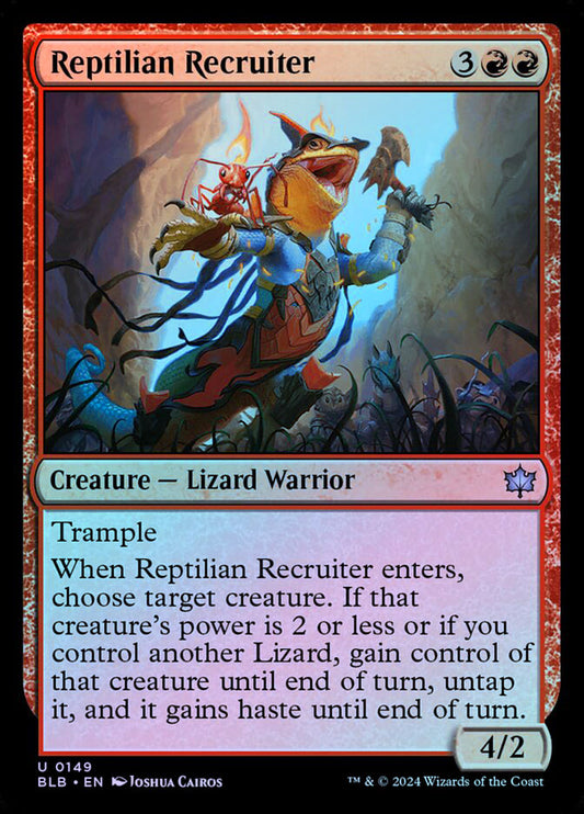 Reptilian Recruiter - Foil