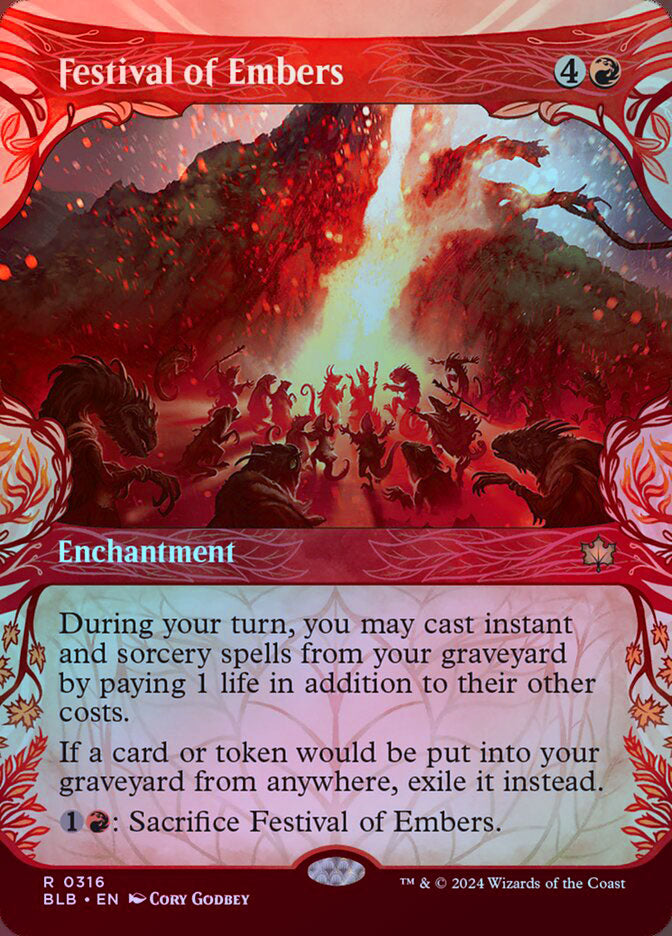 Festival of Embers (Showcase) - Foil