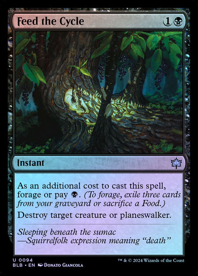 Feed the Cycle - Foil