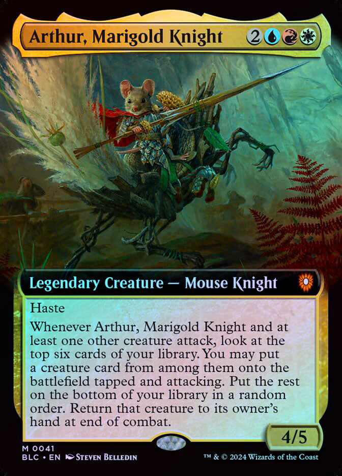 Arthur, Marigold Knight (Extended Art) - Foil