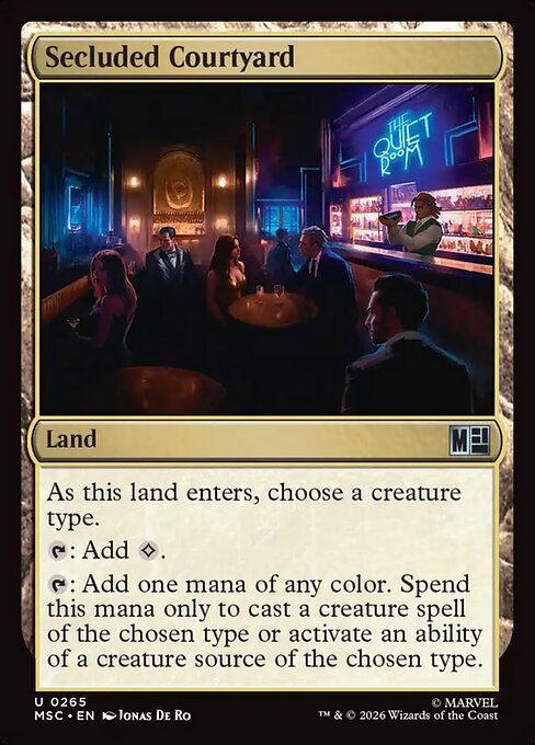 Secluded Courtyard - Marvel Super Heroes Commander