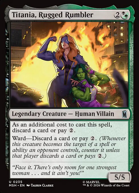 Titania, Rugged Rumbler - Marvel Super Heroes