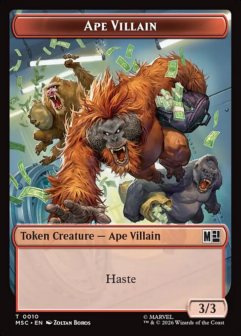 Ape Villain - Marvel Super Heroes Commander Tokens