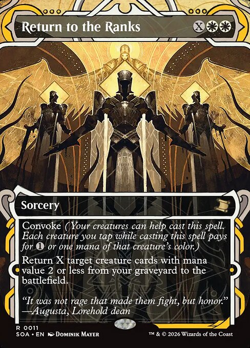 Return to the Ranks - Secrets of Strixhaven Mystical Archive