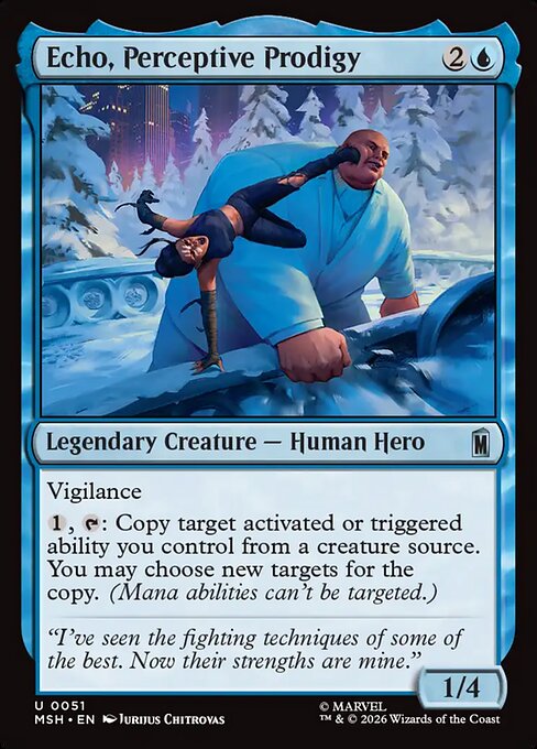 Echo, Perceptive Prodigy - Marvel Super Heroes
