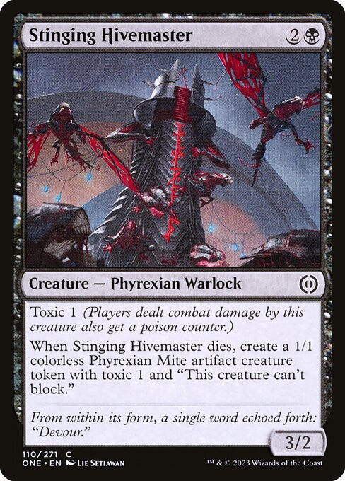 Stinging Hivemaster - Phyrexia: All Will Be One