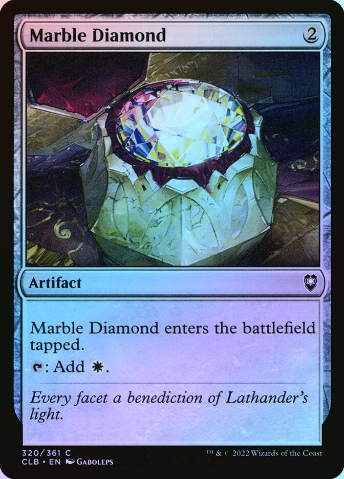 Marble Diamond - Foil