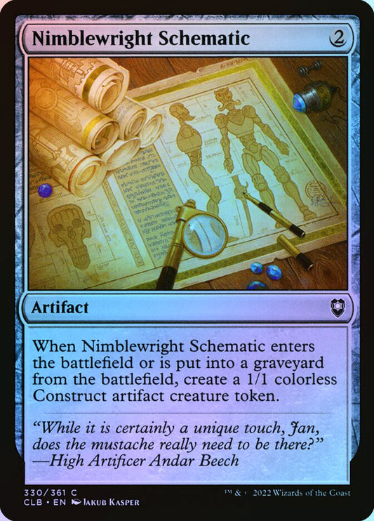 Nimblewright Schematic - Foil